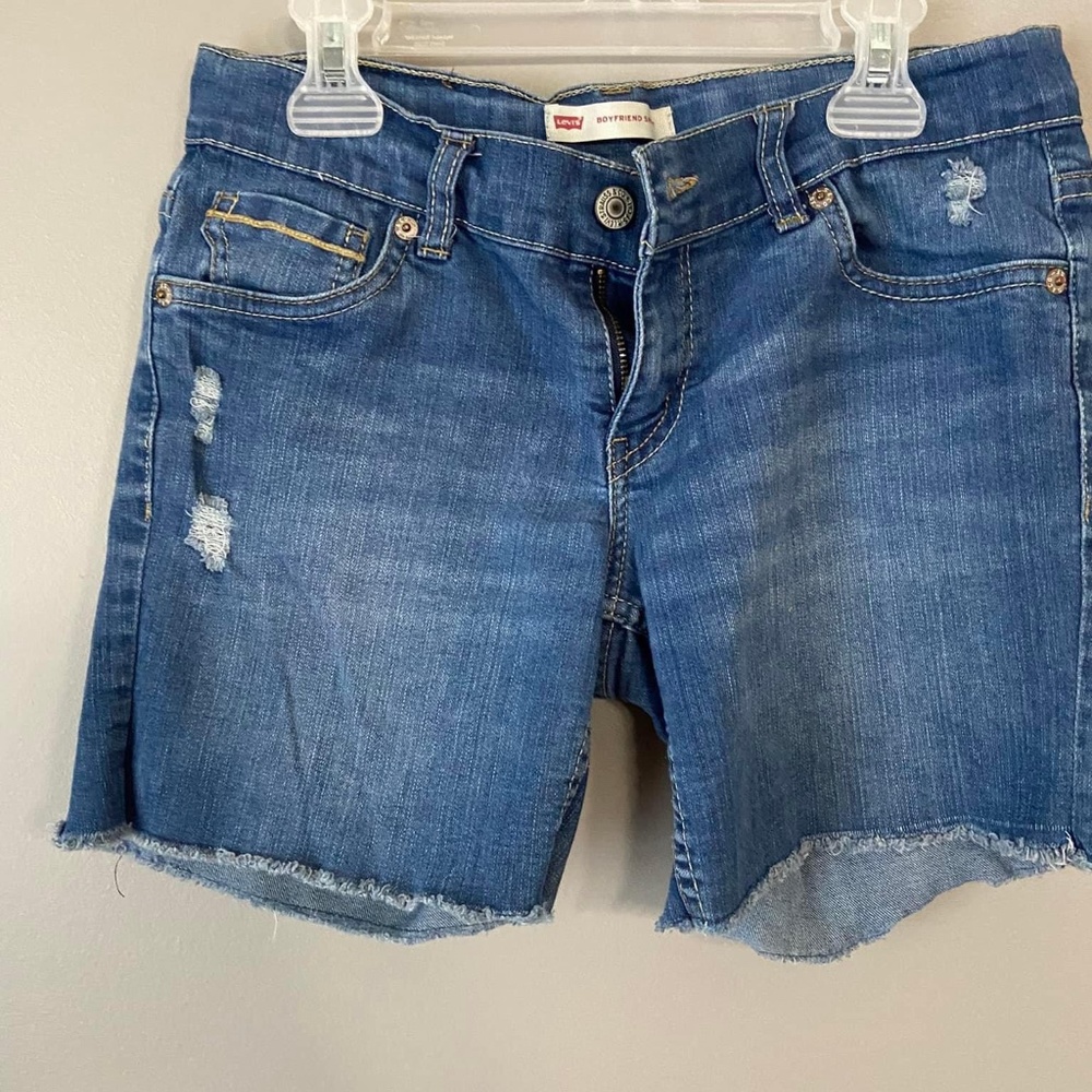 Girls Levi boyfriend short size 16